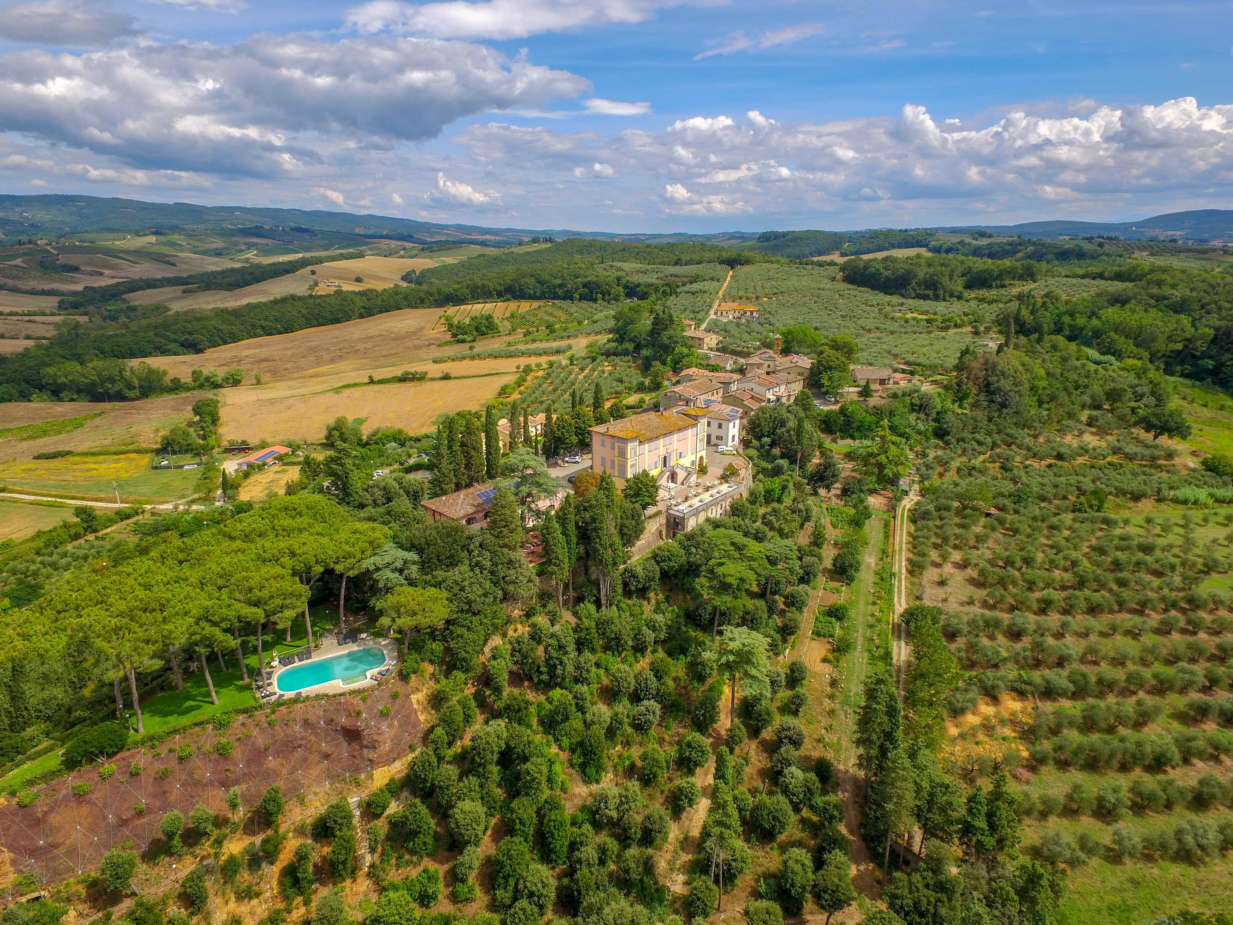 Villa Lecchi Hotel Wellness Colle Val D'Elsa Kültér fotó